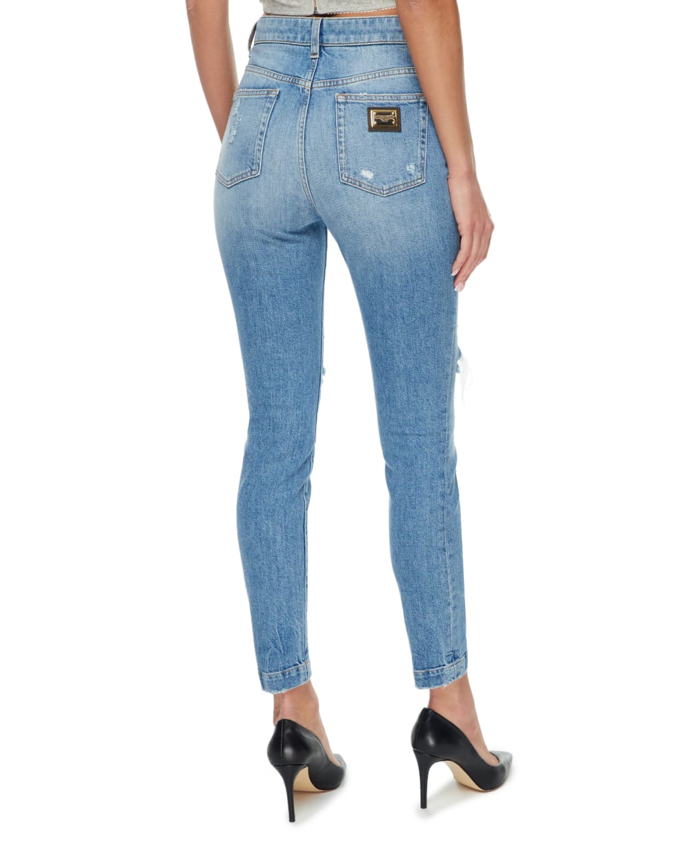 Джинси Audrey Dolce&Gabbana FTAH6D-G8EE8, блакитний колір • Купити в інтернет-магазині Kameron