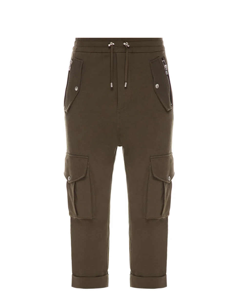 Брюки Balmain VH1OB029J194, зеленый цвет • Купить в интернет-магазине Kameron