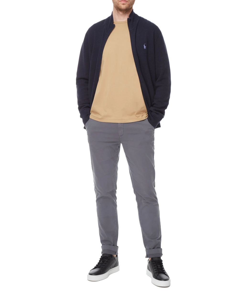 Футболка Polo Ralph Lauren 710671438279, бежевый цвет • Купить в интернет-магазине Kameron