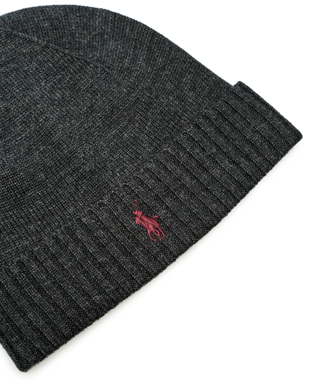 Шерстяная шапка Polo Ralph Lauren 710761415004, серый цвет • Купить в интернет-магазине Kameron