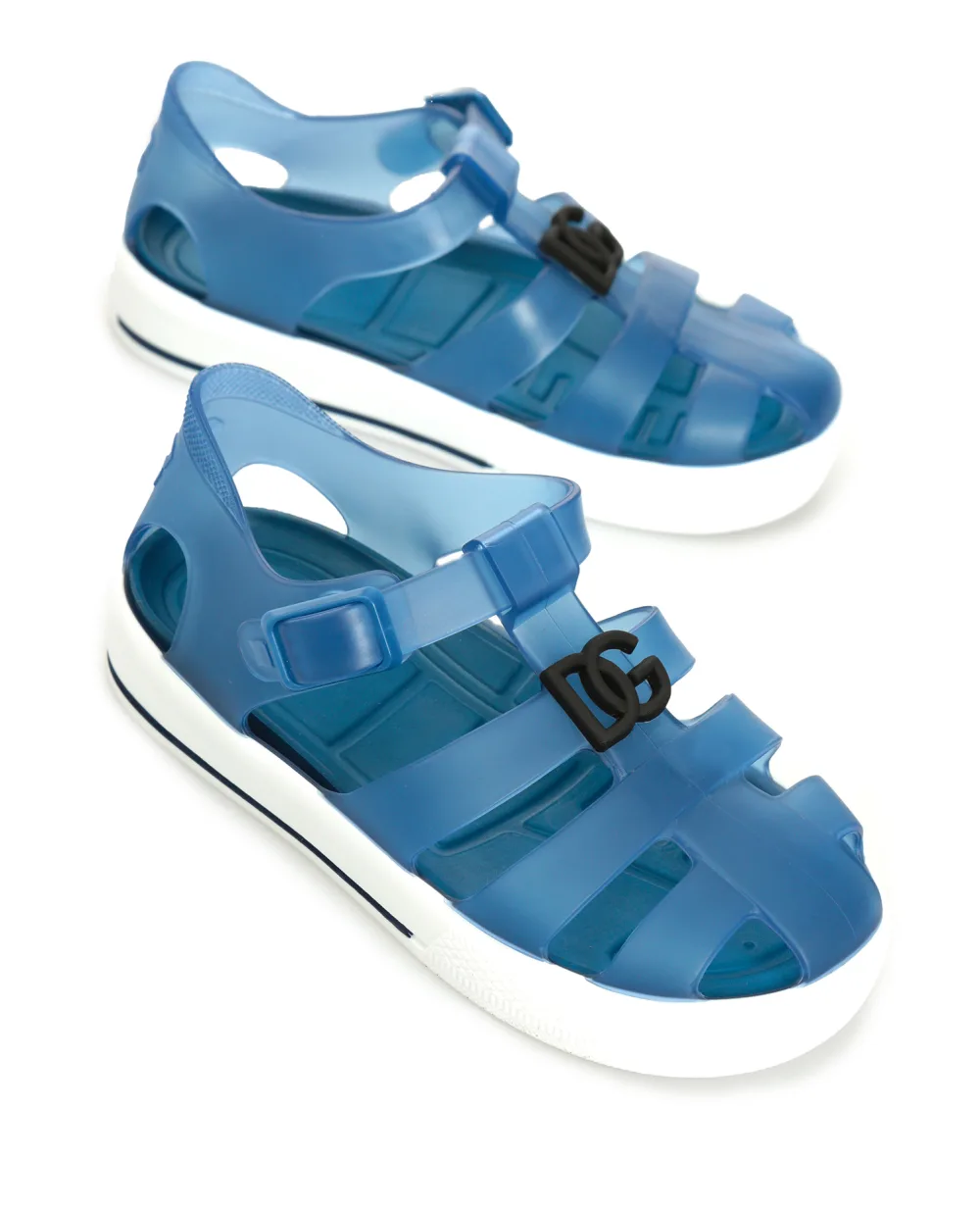 Детские сандали Dolce&Gabbana Kids DN0115-AT079, синий цвет • Купить в интернет-магазине Kameron