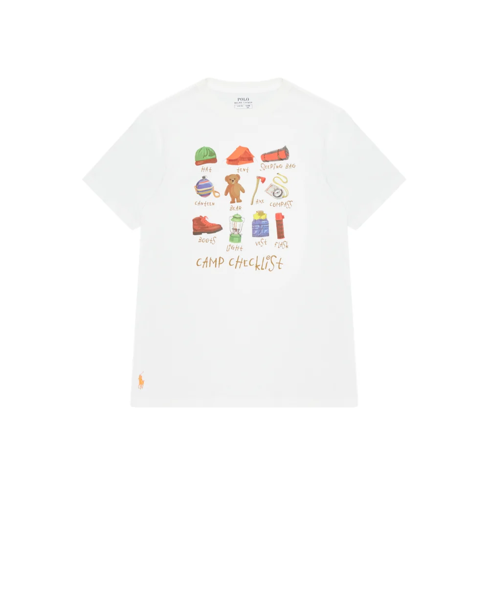 Детская футболка Polo Ralph Lauren Kids 323849726001, белый цвет • Купить в интернет-магазине Kameron
