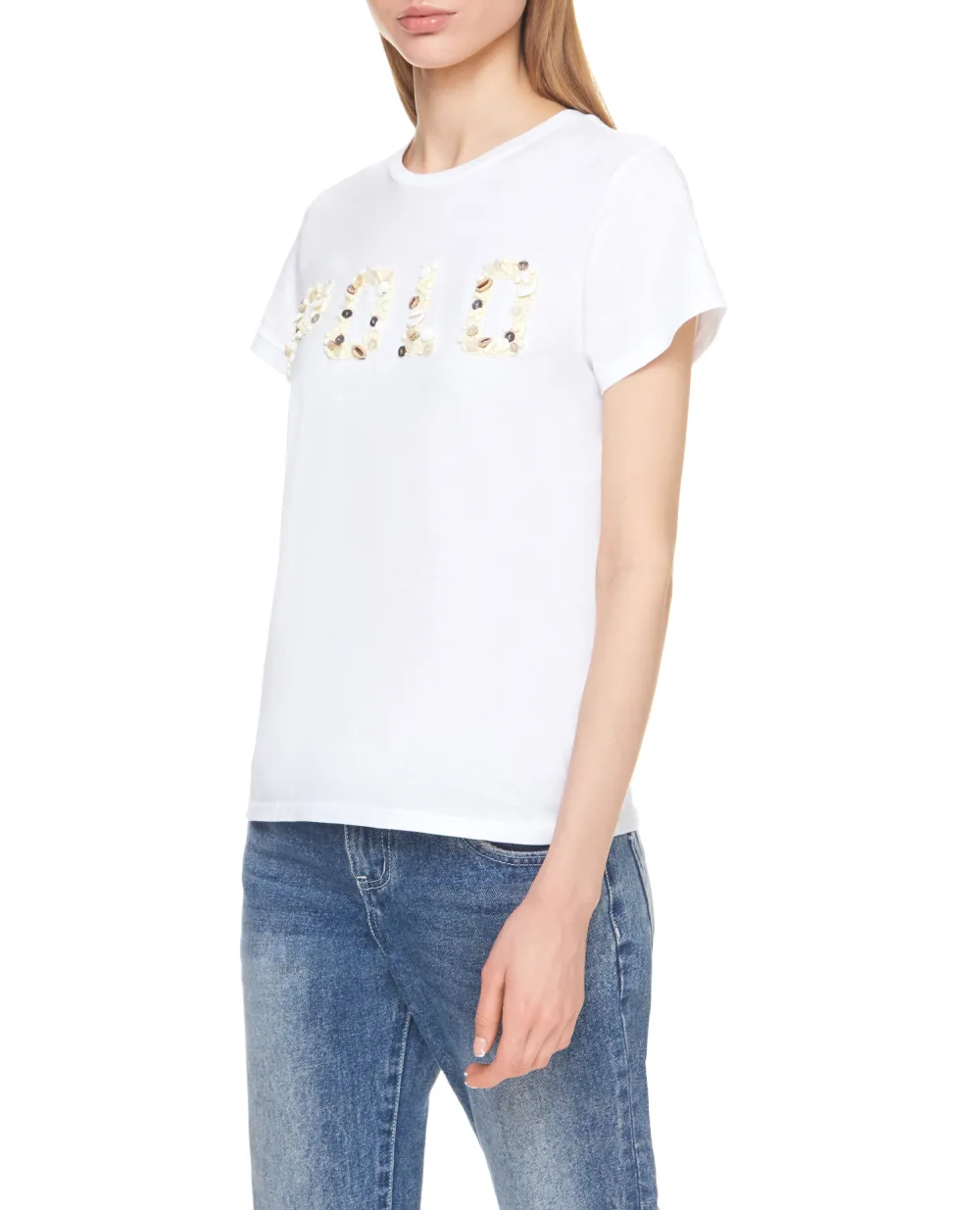 Футболка Polo Ralph Lauren 211827661001, белый цвет • Купить в интернет-магазине Kameron