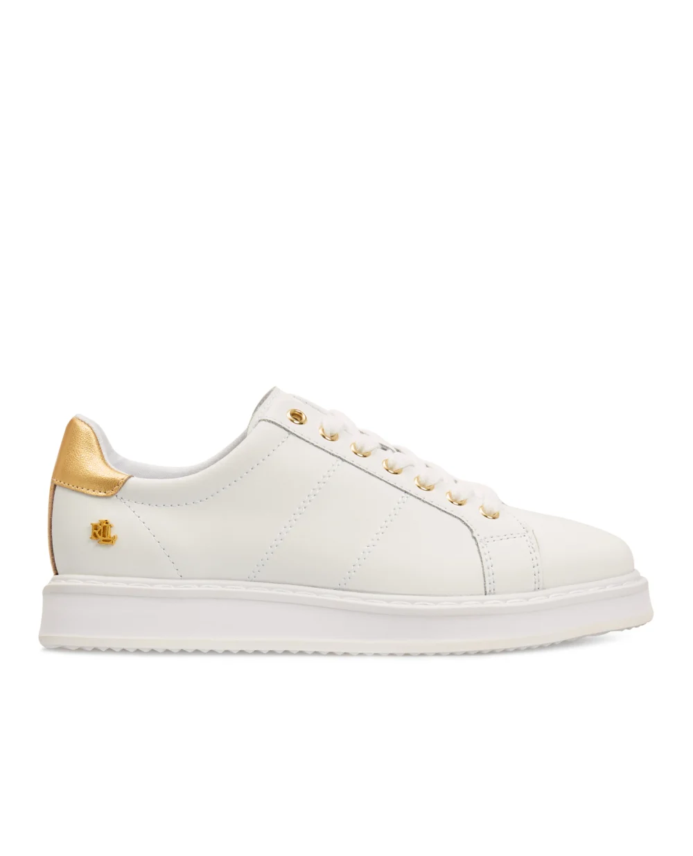 Кожаные сникеры Polo Ralph Lauren 802821066001, белый цвет • Купить в интернет-магазине Kameron