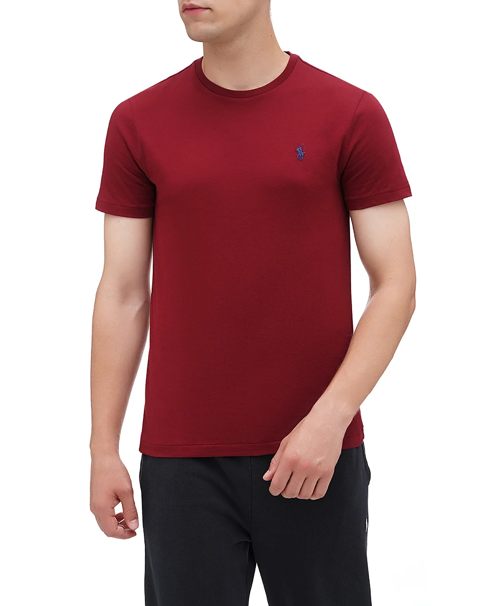 Футболка Polo Ralph Lauren 710671438377, бордовый цвет • Купить в интернет-магазине Kameron