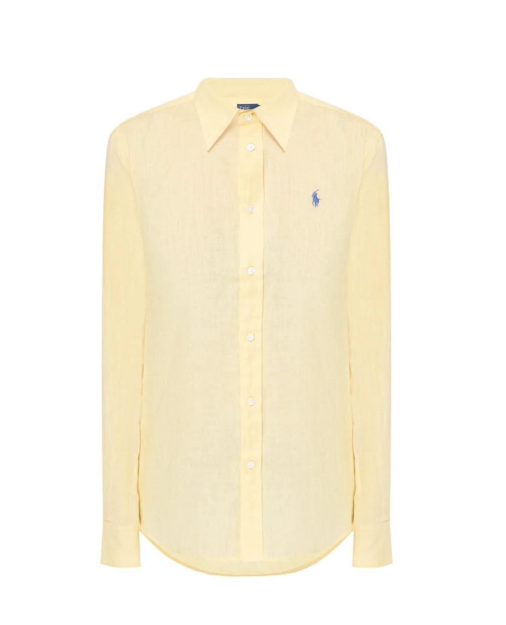 Льняная рубашка Polo Ralph Lauren 211920516004, желтый цвет • Купить в интернет-магазине Kameron