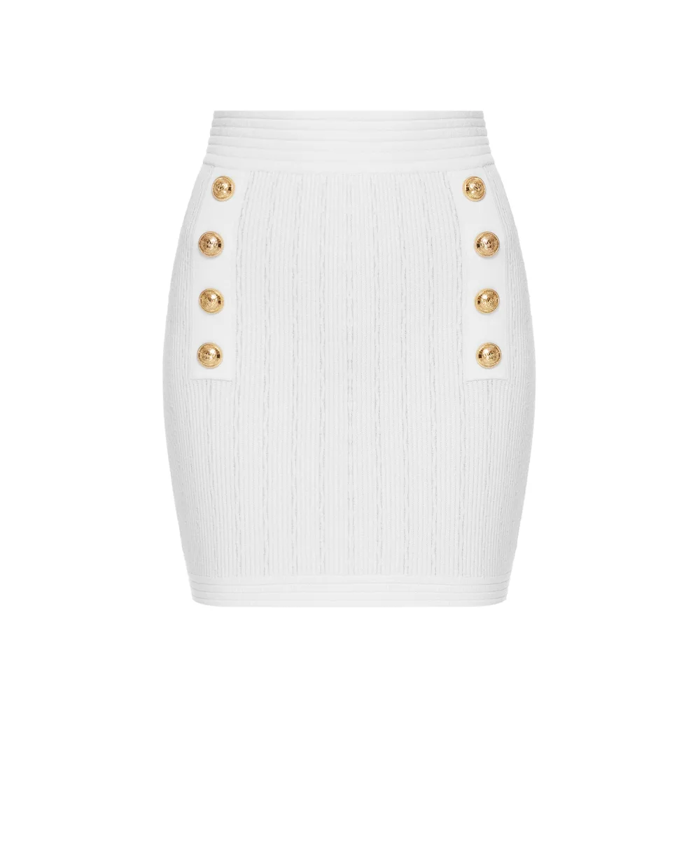 Юбка Balmain WF1LB190K211, белый цвет • Купить в интернет-магазине Kameron