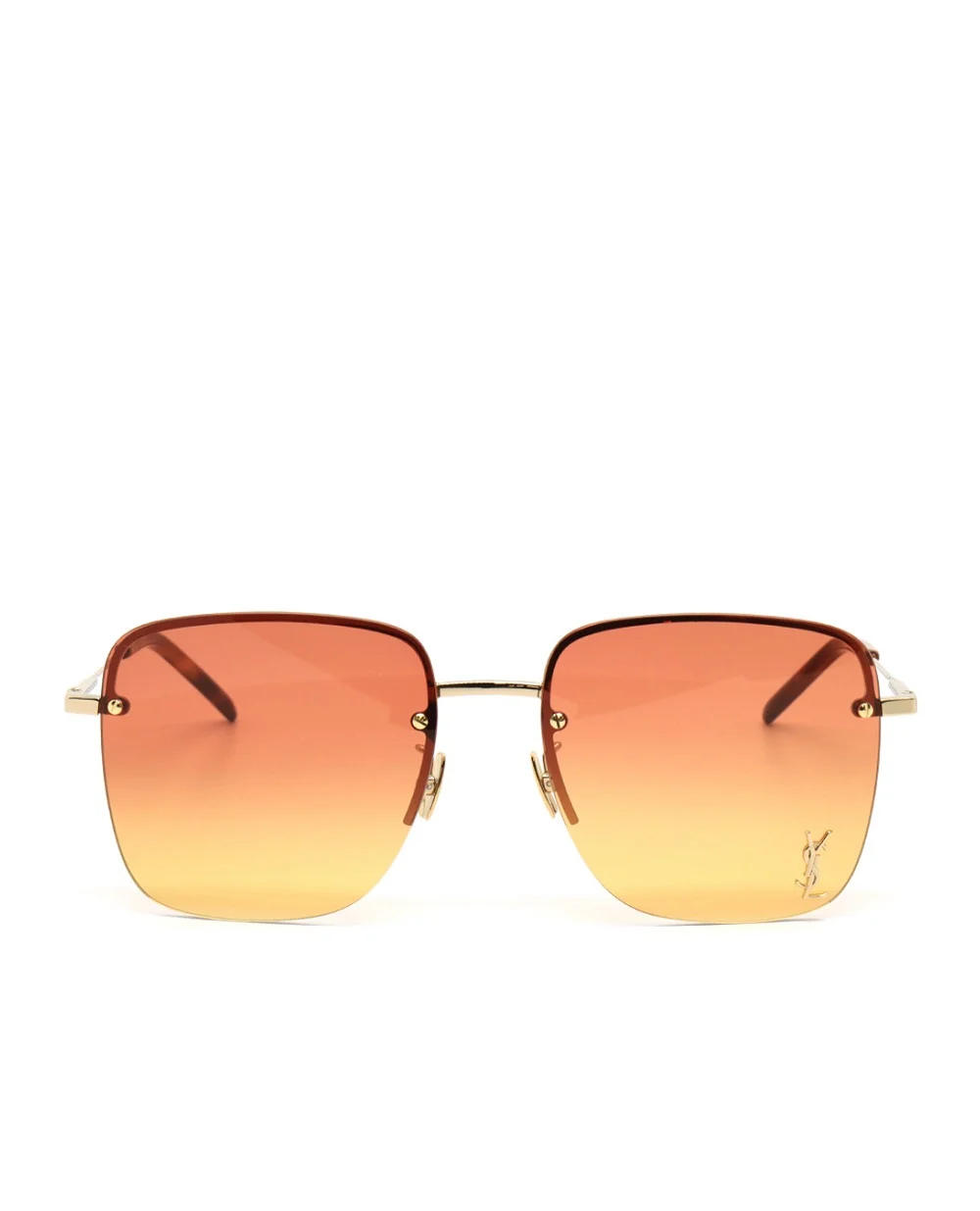 Солнцезащитные очки Saint Laurent SL 312 M-004, оранжевый цвет • Купить в интернет-магазине Kameron