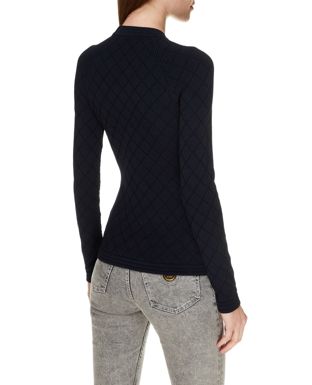 Джемпер Balmain UF13114K110-S, синий цвет • Купить в интернет-магазине Kameron