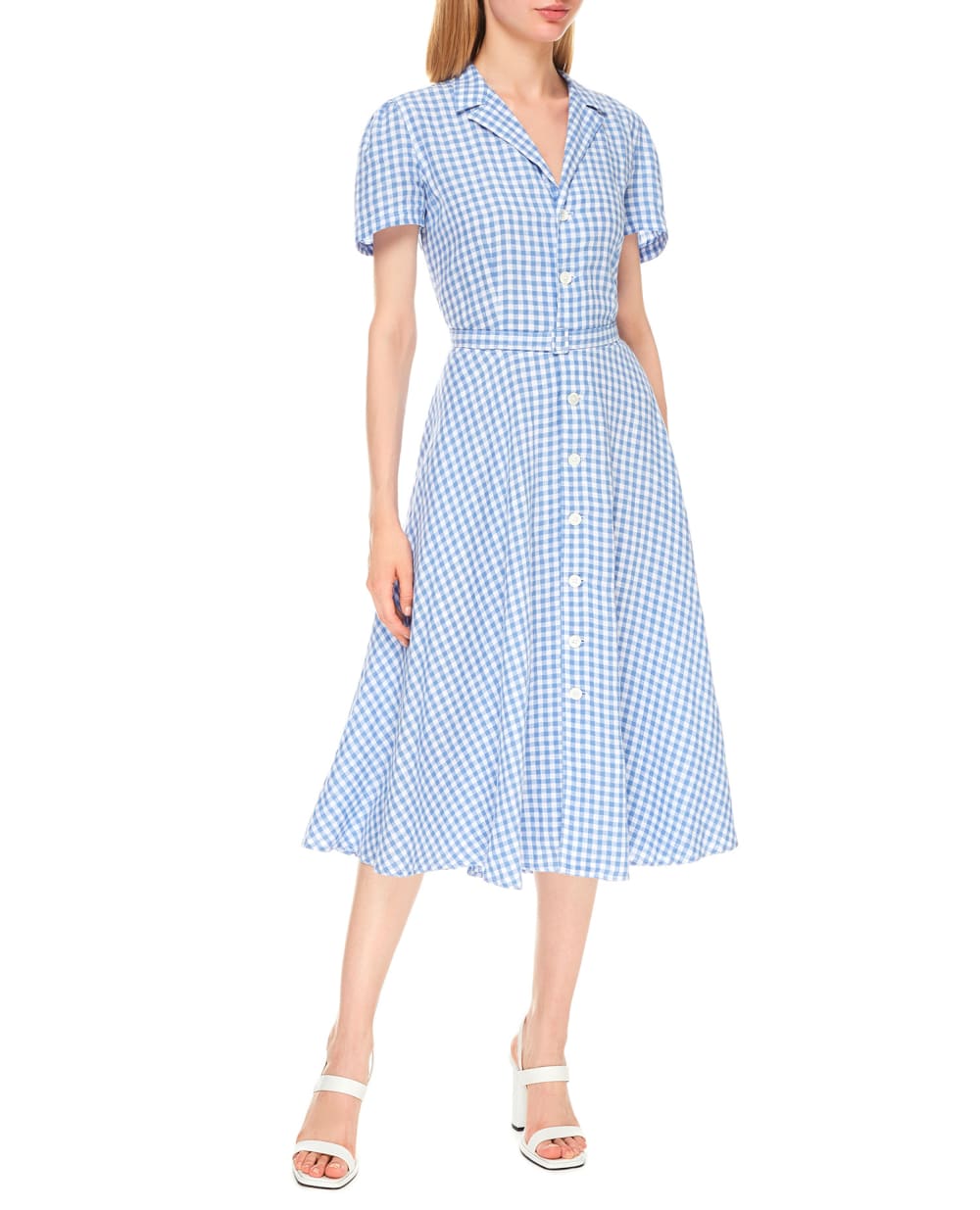 Платье Polo Ralph Lauren 211838053001, голубой цвет • Купить в интернет-магазине Kameron
