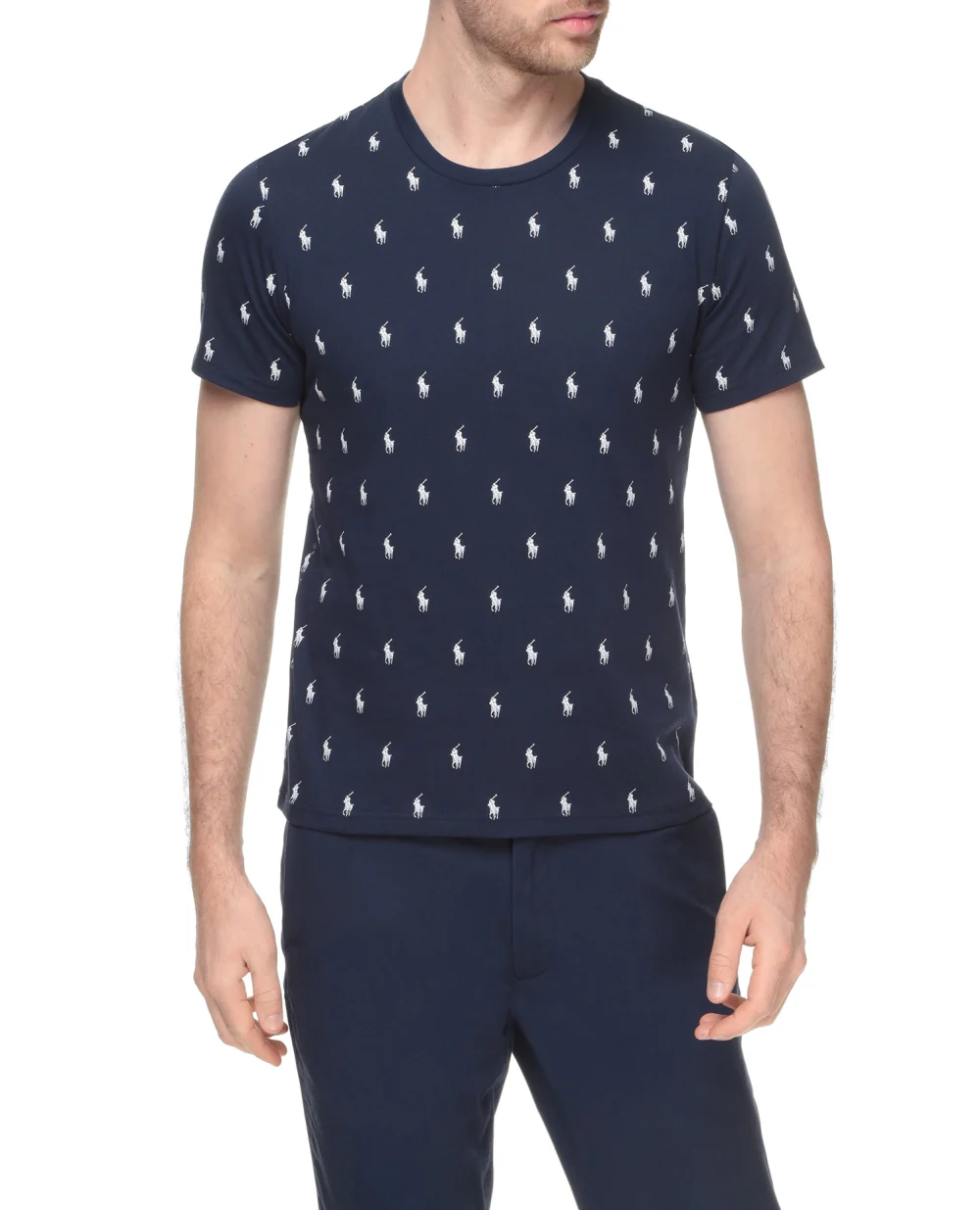 Футболка Polo Ralph Lauren 714830281003, синий цвет • Купить в интернет-магазине Kameron