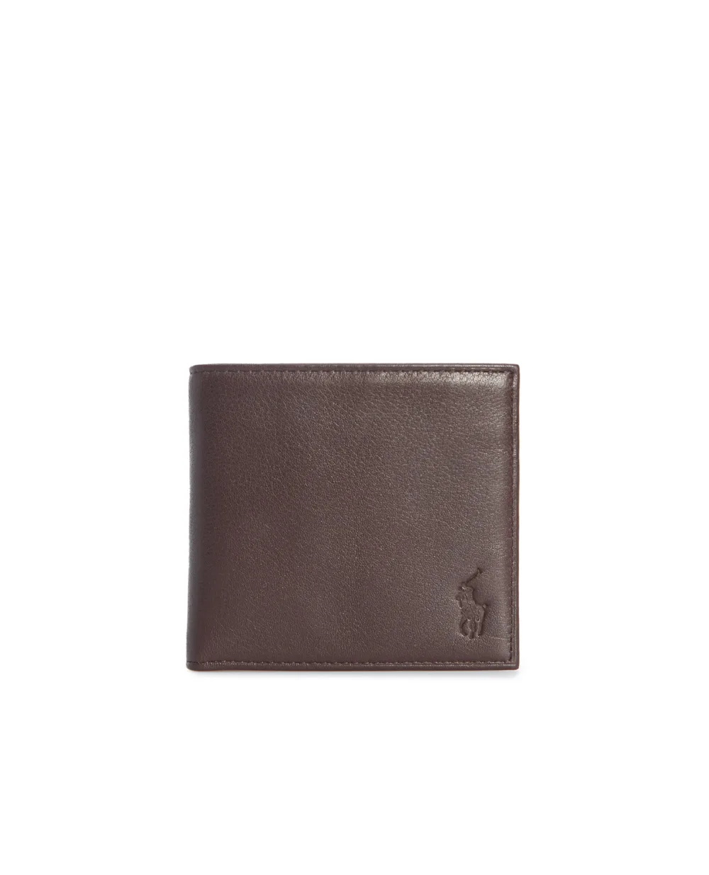 Кожаный кошелек Polo Ralph Lauren 405526310002, коричневый цвет • Купить в интернет-магазине Kameron