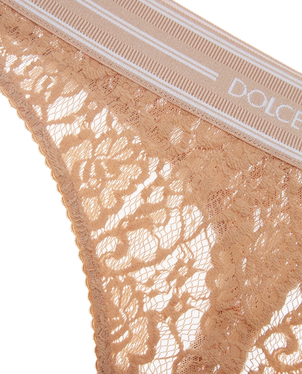 Трусики Dolce&Gabbana O2B51T-FLMPS, бежевый цвет • Купить в интернет-магазине Kameron