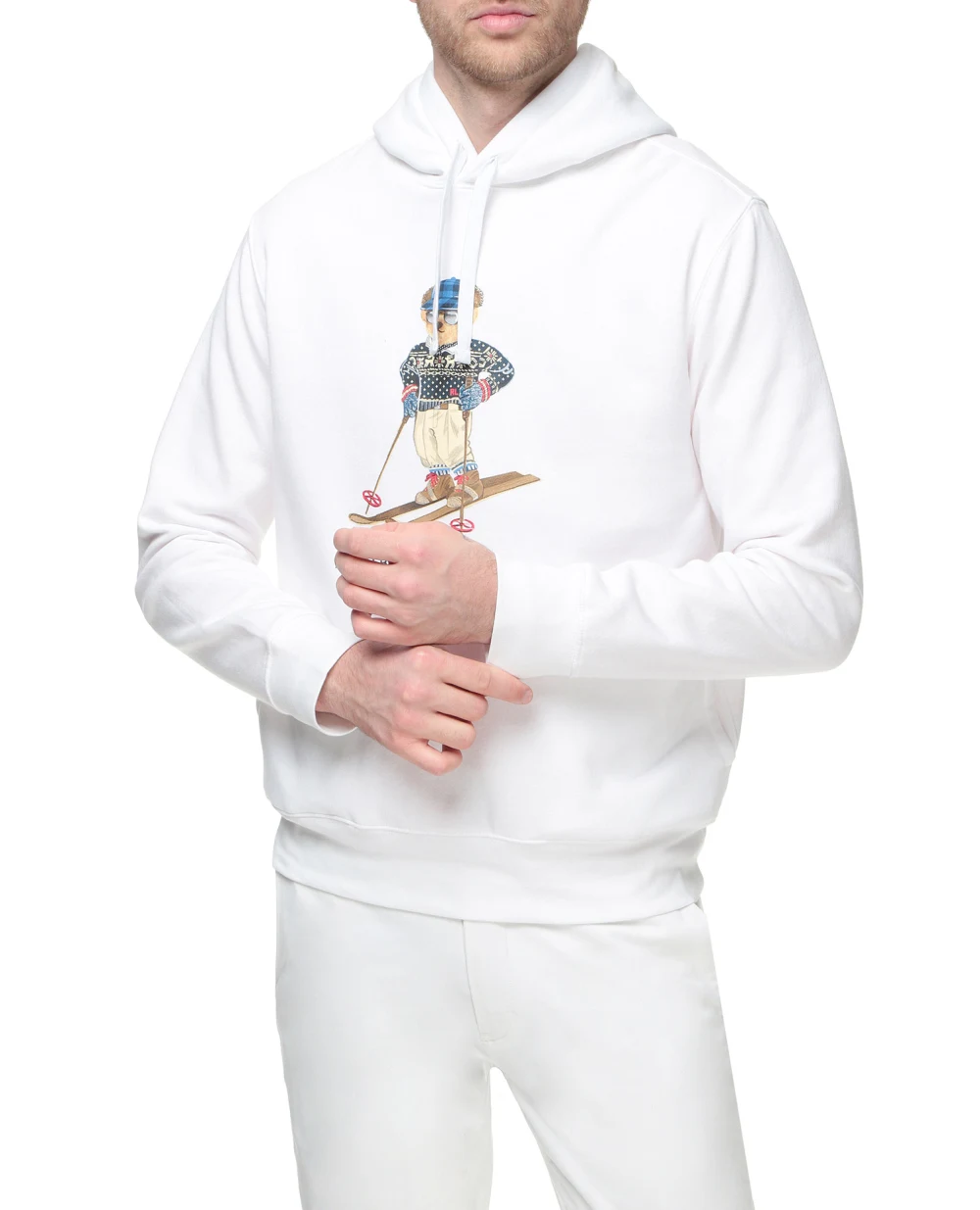 Худи Polo Ralph Lauren 710853309006, белый цвет • Купить в интернет-магазине Kameron