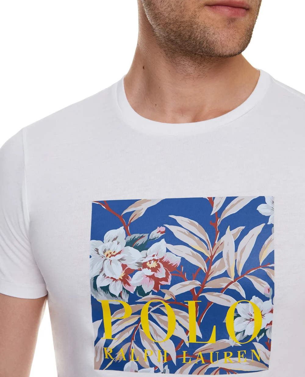 Футболка Polo Ralph Lauren 710839042001, белый цвет • Купить в интернет-магазине Kameron