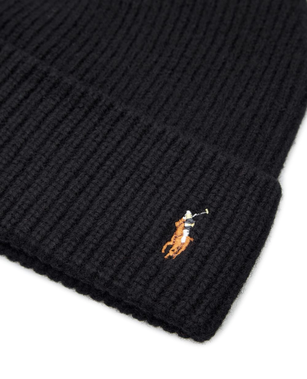 Шерстяная шапка Polo Ralph Lauren 449775524001, черный цвет • Купить в интернет-магазине Kameron