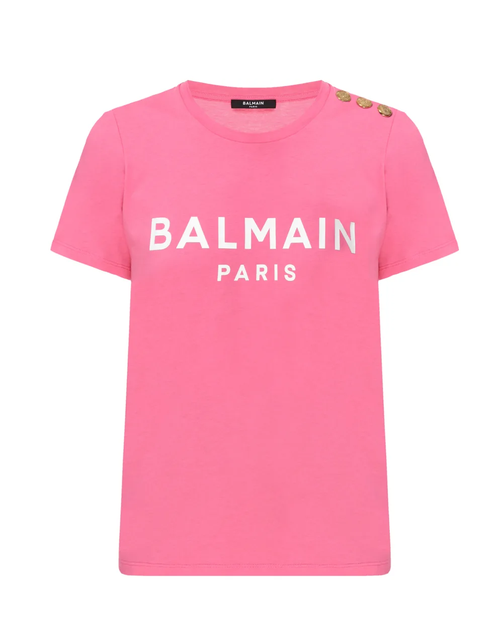 Футболка Balmain VF11350B001, розовый цвет • Купить в интернет-магазине Kameron