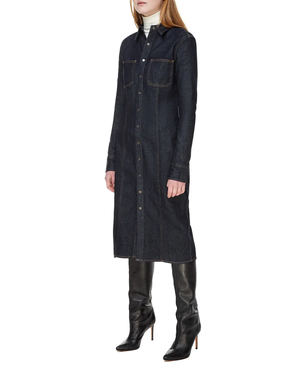 Джинсовое платье Polo Ralph Lauren 211813125001, синий цвет • Купить в интернет-магазине Kameron