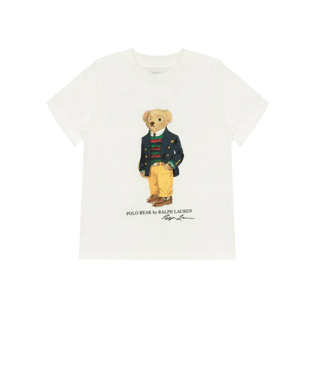 Футболка Polo Ralph Lauren Kids 321853828005, белый цвет • Купить в интернет-магазине Kameron