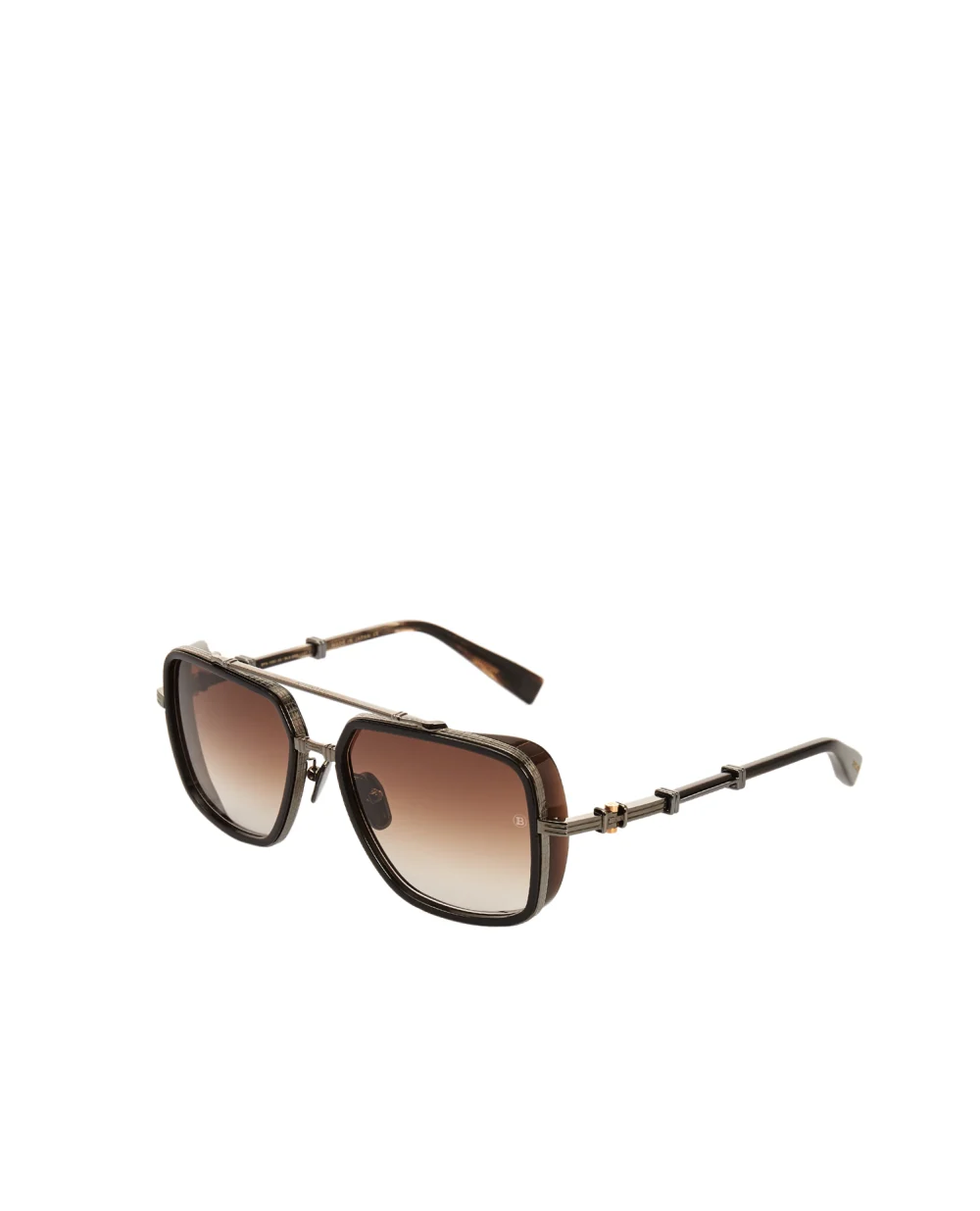 Солнцезащитные очки Officier Balmain BPS-108C-58, коричневый цвет • Купить в интернет-магазине Kameron