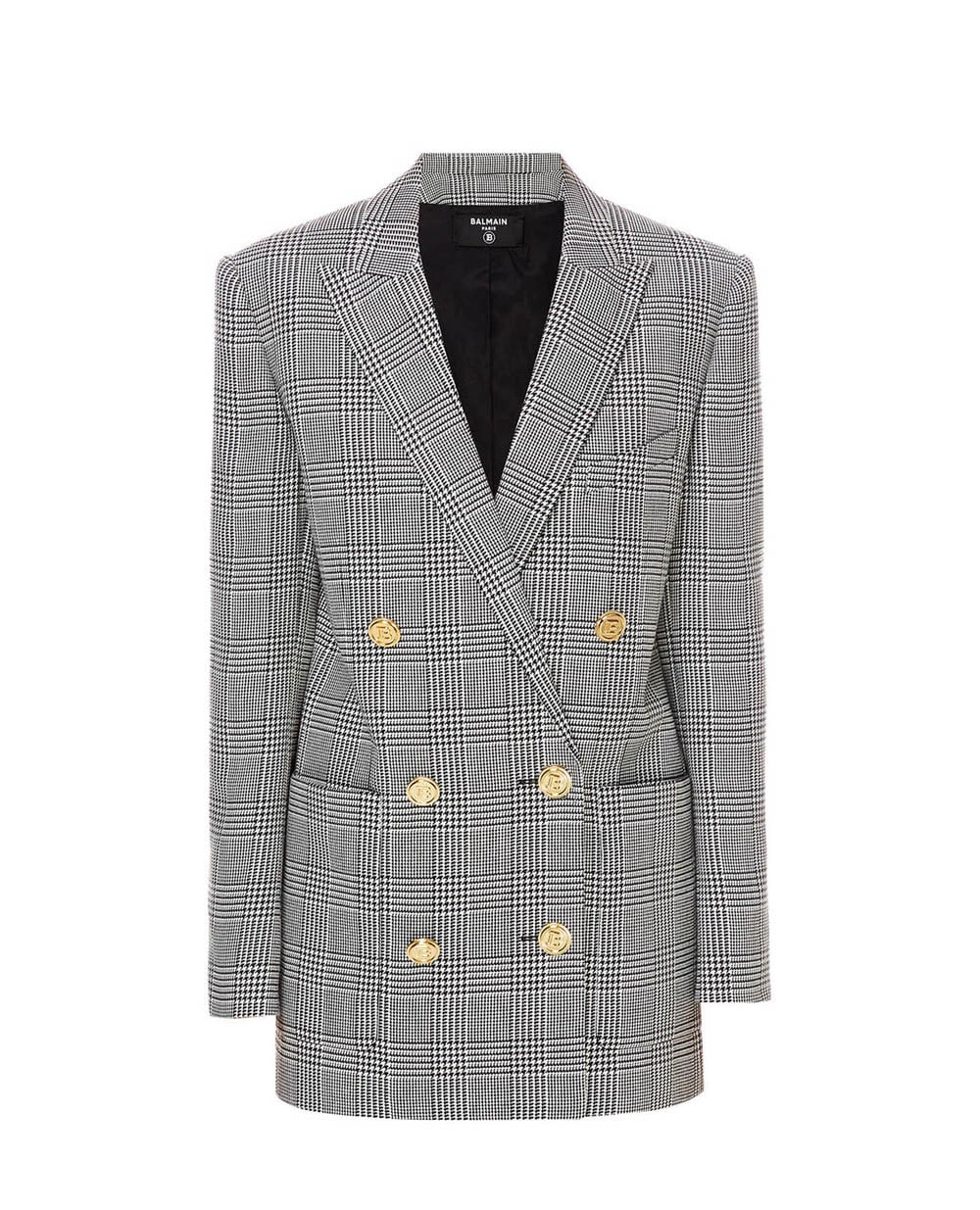 Блейзер Balmain WF1SH010W131, серый цвет • Купить в интернет-магазине Kameron