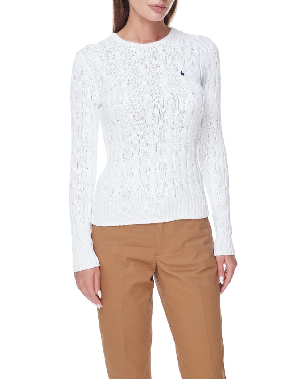Джемпер Polo Ralph Lauren 211891640001, белый цвет • Купить в интернет-магазине Kameron