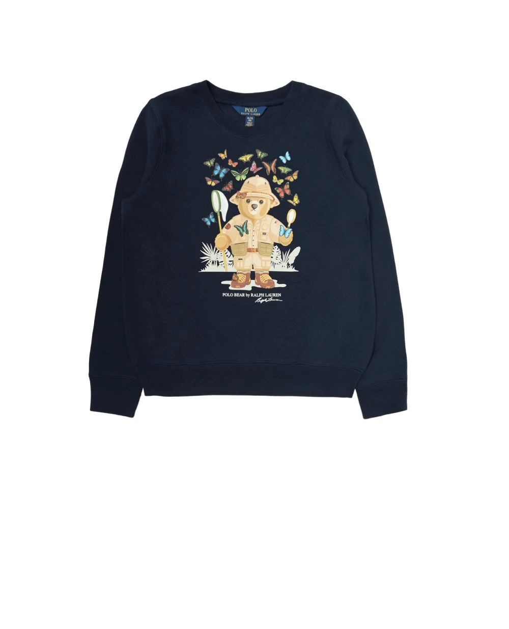Детский свитшот Polo Bear Polo Ralph Lauren Kids 313849753001, синий цвет • Купить в интернет-магазине Kameron