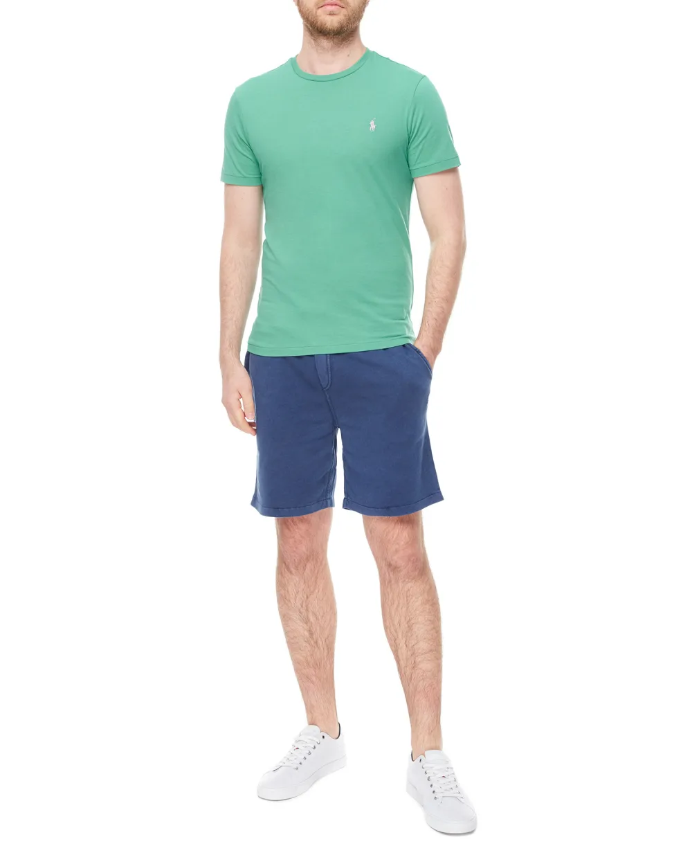 Футболка Polo Ralph Lauren 710671438270, зеленый цвет • Купить в интернет-магазине Kameron
