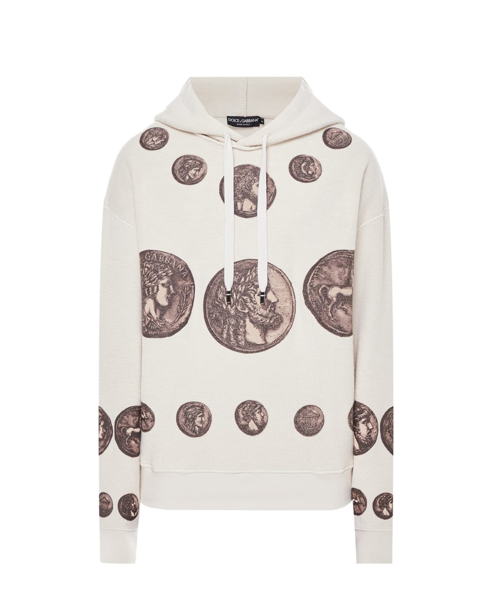 Худи Dolce&Gabbana G9AKAT-G7JO8, бежевый цвет • Купить в интернет-магазине Kameron