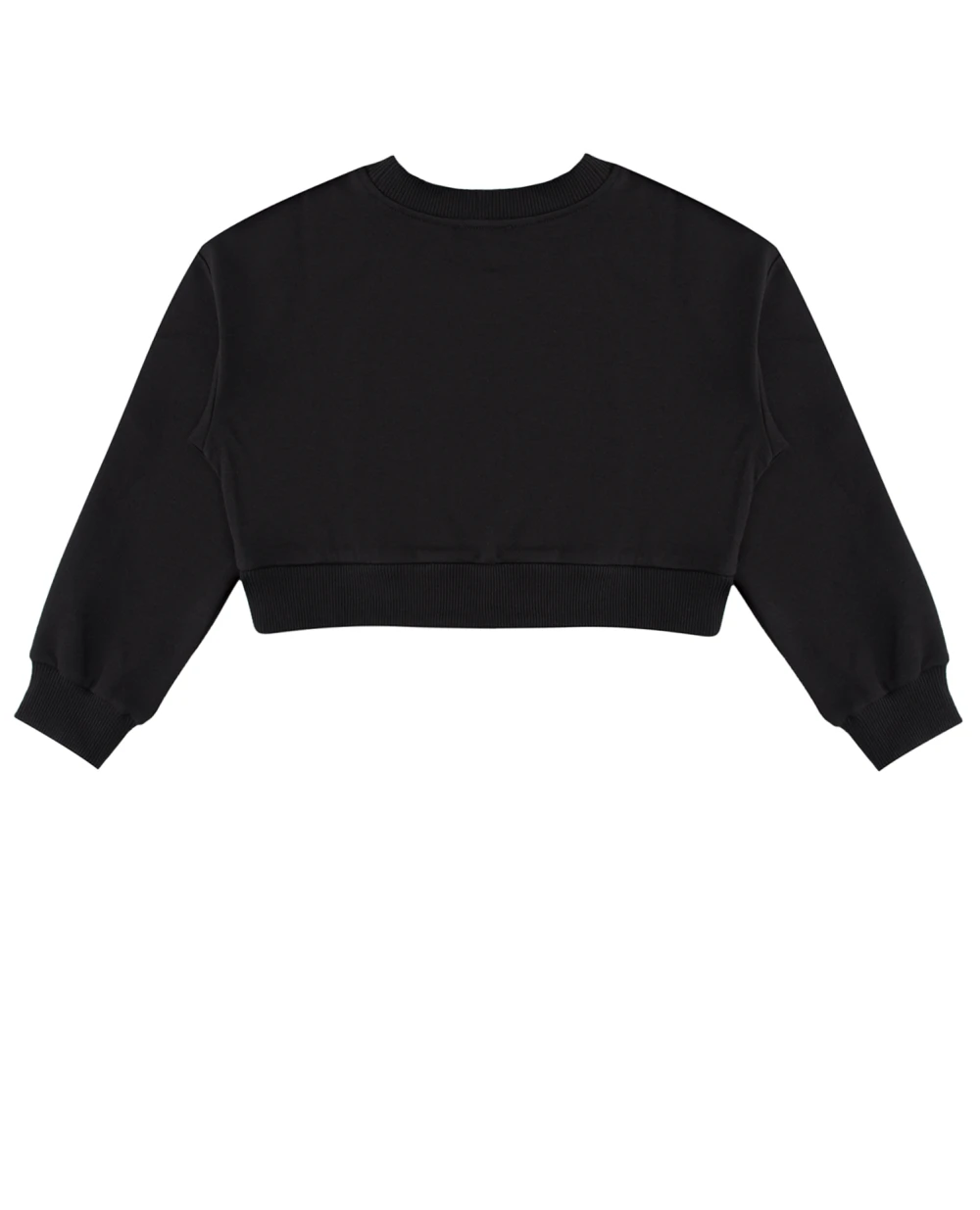Детский свитшот Dolce&Gabbana Kids L5JW8S-G7I0J-B, черный цвет • Купить в интернет-магазине Kameron