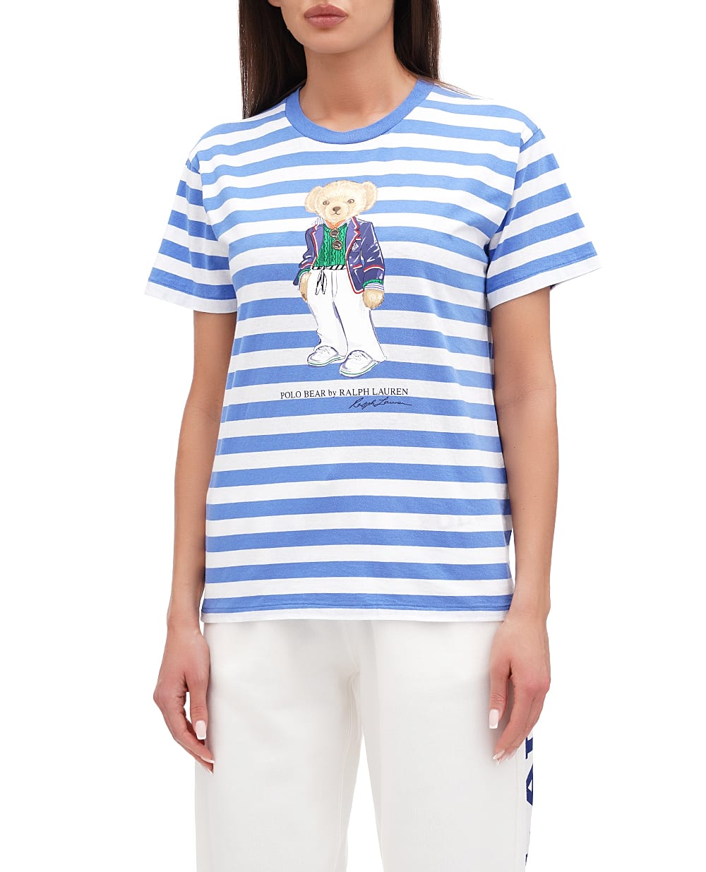Футболка Polo Bear Polo Ralph Lauren 211924300001, синий цвет • Купить в интернет-магазине Kameron