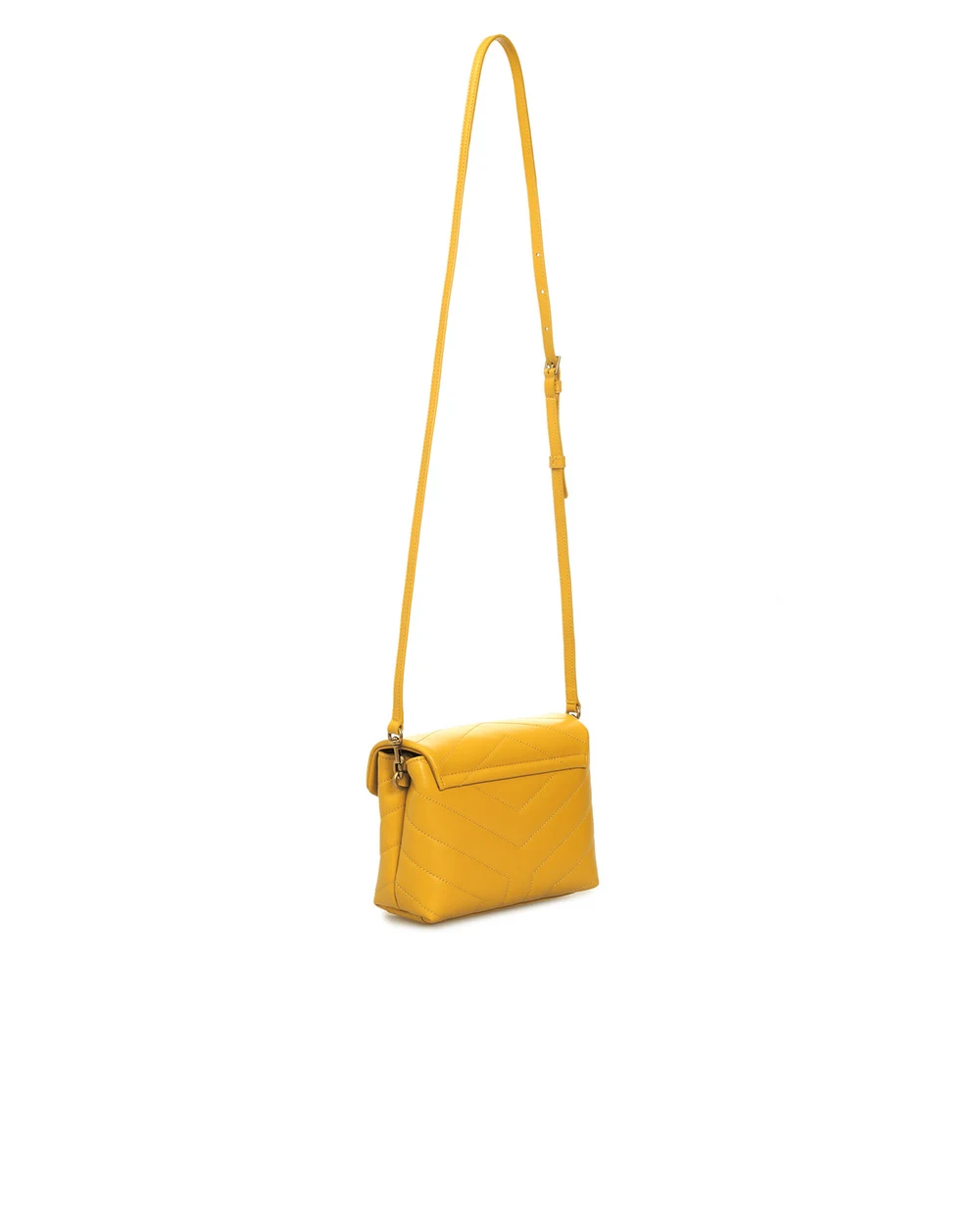 Кожаная сумка Loulou Toy Saint Laurent 678401-DV707, желтый цвет • Купить в интернет-магазине Kameron