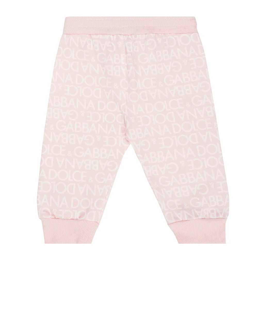 Детские спортивные брюки (костюм) Dolce&Gabbana Kids L1JPIB-G7KR1, розовый цвет • Купить в интернет-магазине Kameron