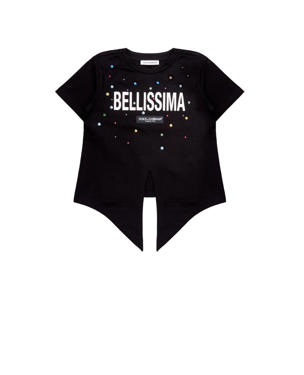 Футболка Dolce&Gabbana Kids L2JTFD-G7B4M, черный цвет • Купить в интернет-магазине Kameron