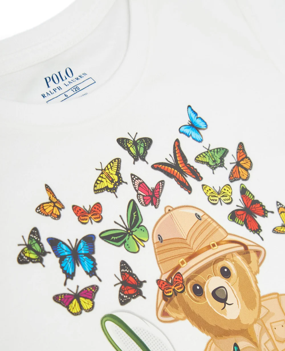 Футболка Polo Ralph Lauren Kids 311849754001, белый цвет • Купить в интернет-магазине Kameron