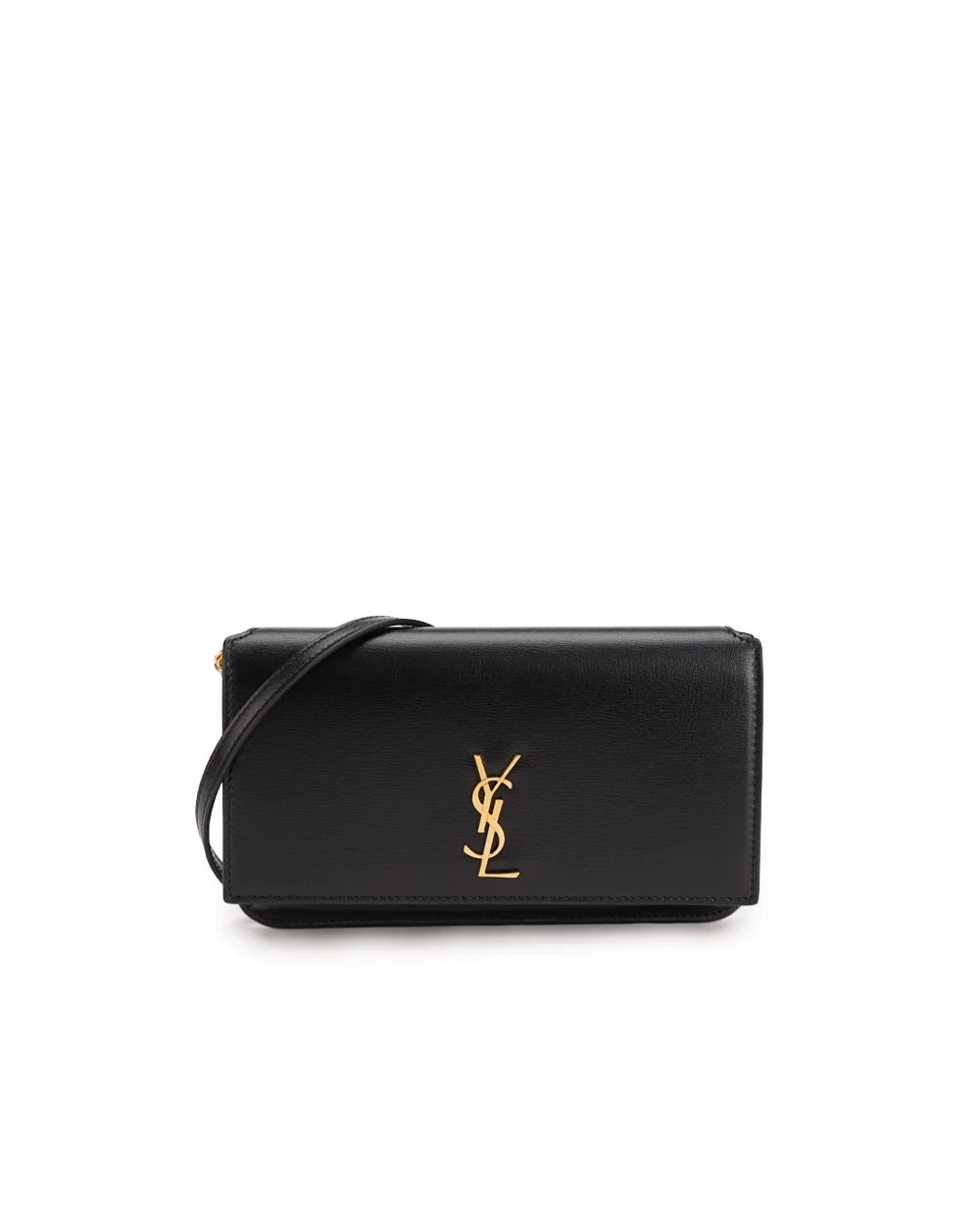Кожаная сумка Cassandre Saint Laurent 635095-0U40J, черный цвет • Купить в интернет-магазине Kameron
