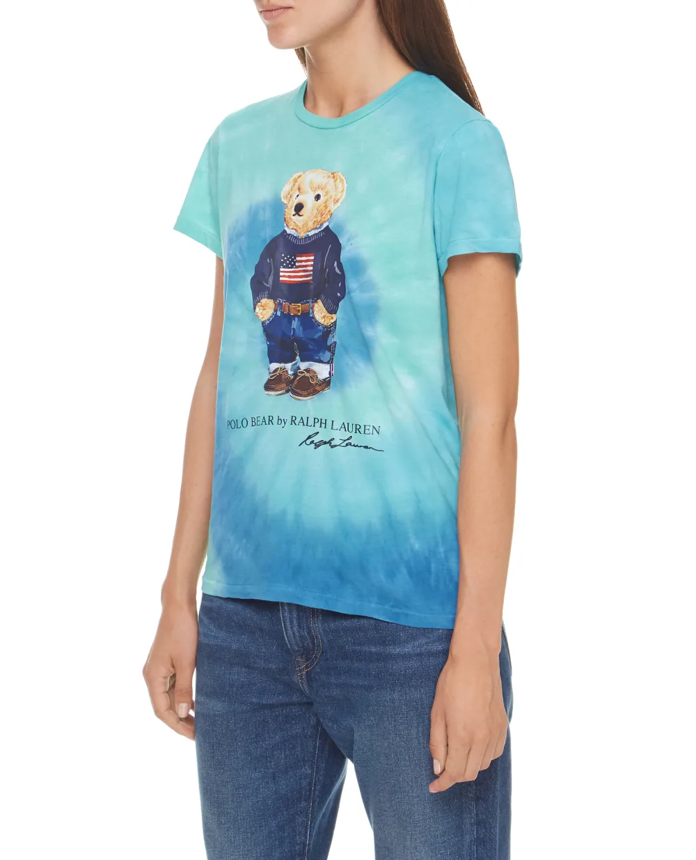 Футболка Polo Ralph Lauren 211843249003, голубой цвет • Купить в интернет-магазине Kameron