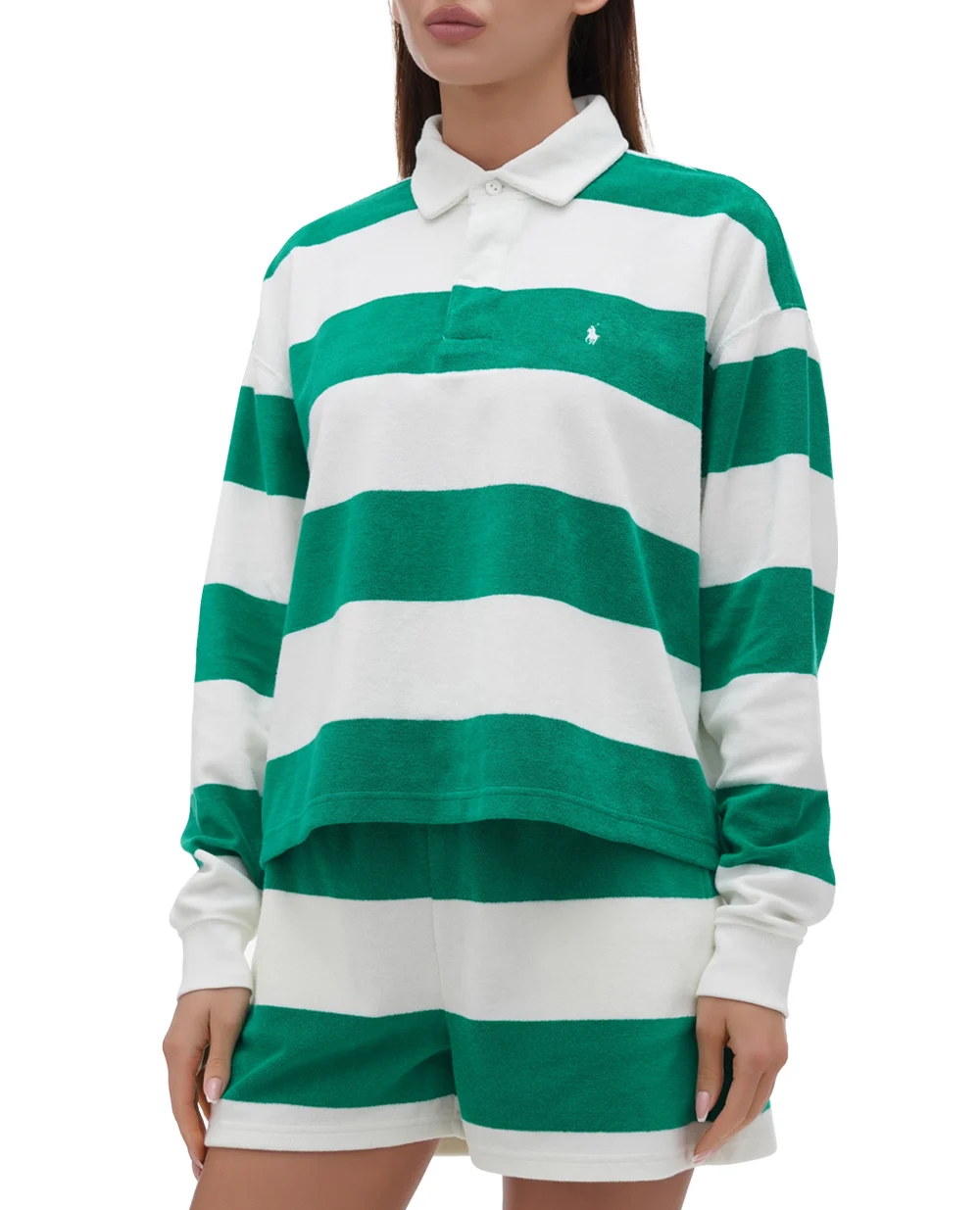 Поло Polo Ralph Lauren 211905651001, белый цвет • Купить в интернет-магазине Kameron
