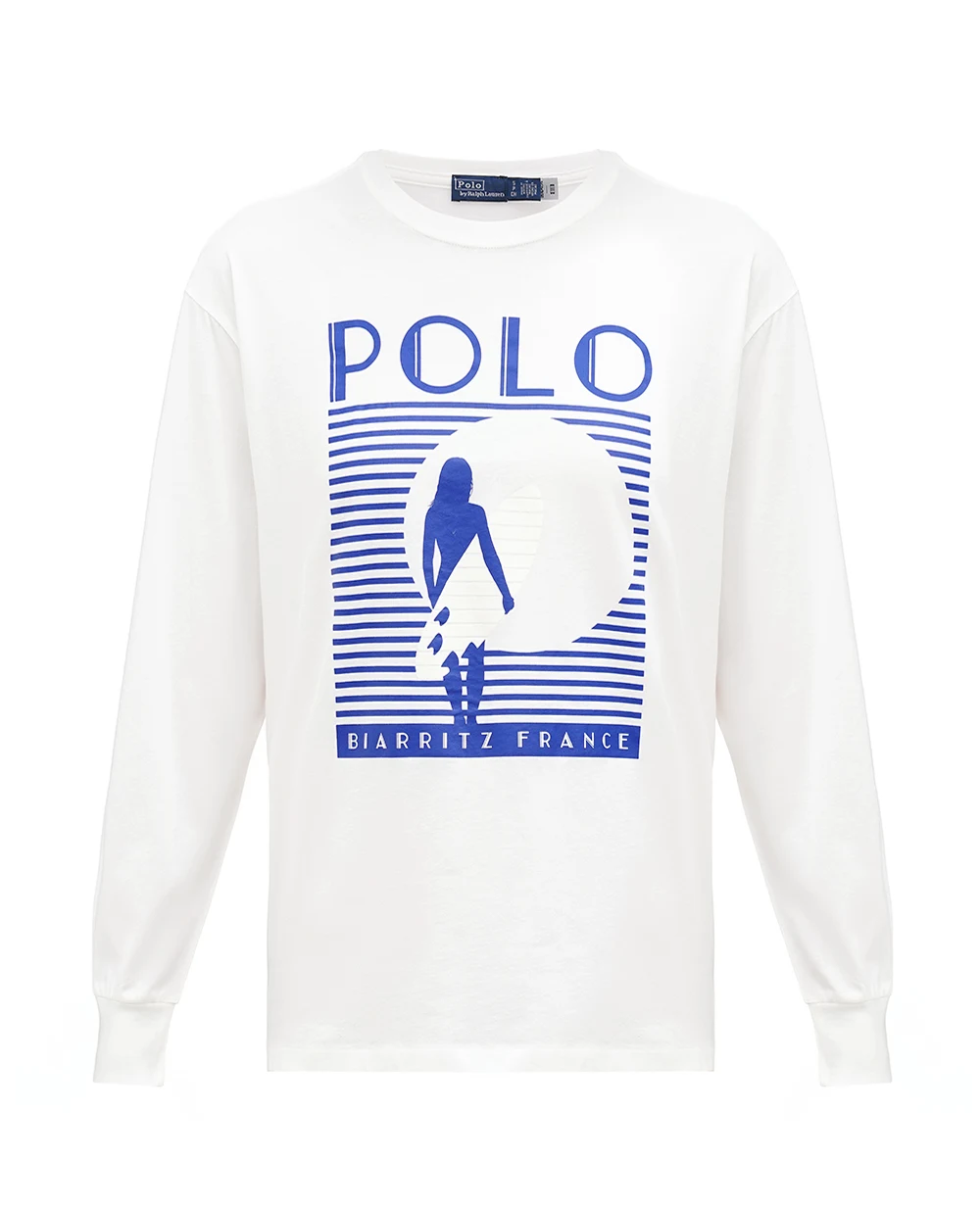 Лонгслив Polo Ralph Lauren 211924210001, белый цвет • Купить в интернет-магазине Kameron