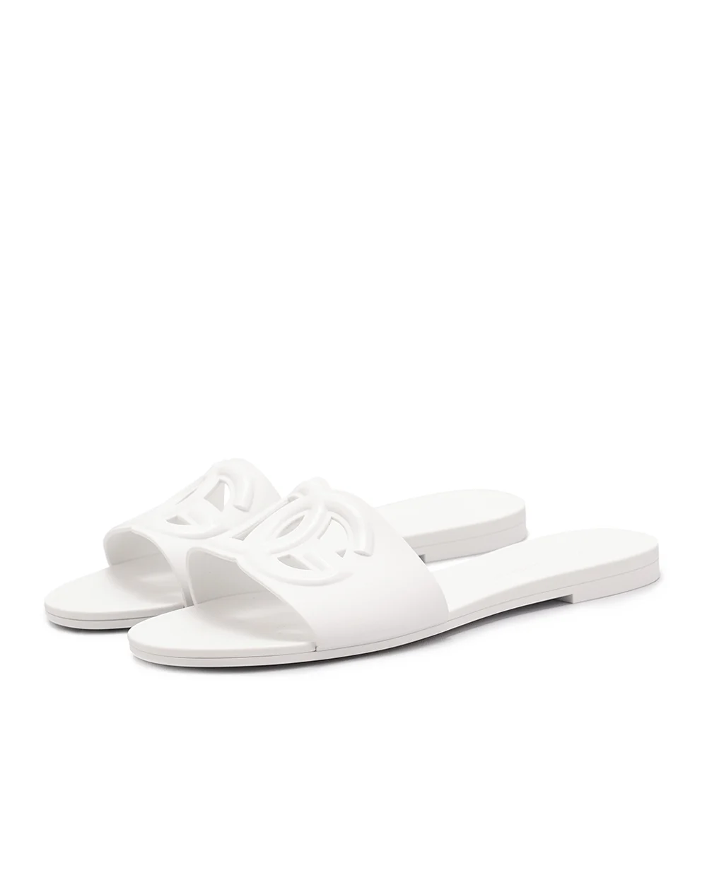Шльопанці Dolce&Gabbana CW2215-AN994, білий колір • Купити в інтернет-магазині Kameron