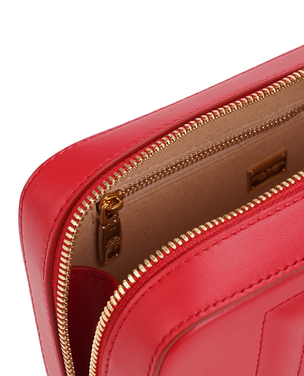 Кожаная сумка DG Logo Small Dolce&Gabbana BB7289-AW576, красный цвет • Купить в интернет-магазине Kameron