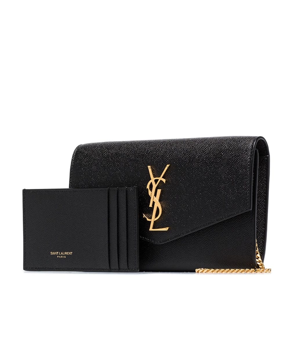 Сумка Uptown Chain Wallet Saint Laurent 607788-1GF0J, черный цвет • Купить в интернет-магазине Kameron
