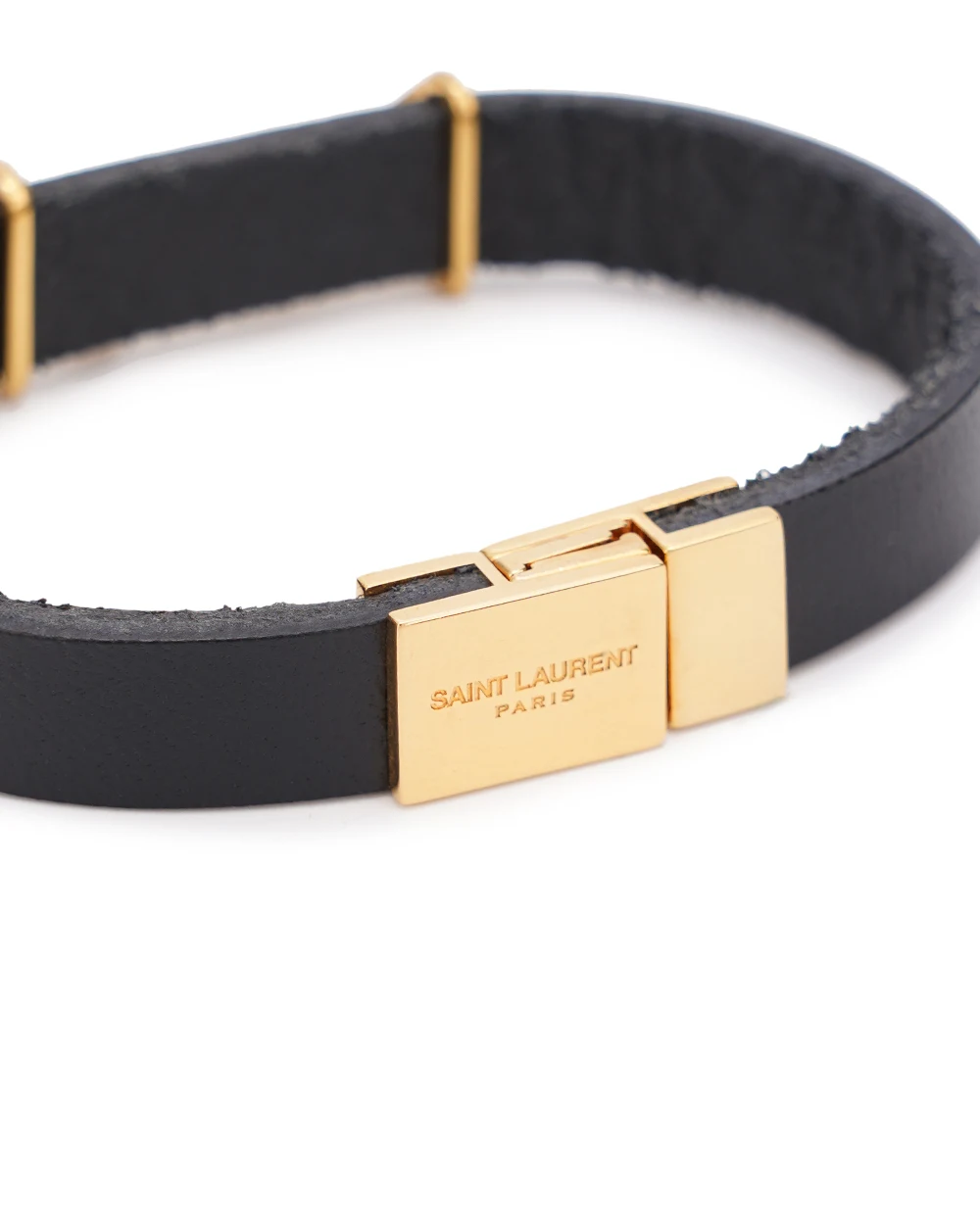Браслет Saint Laurent 708815-0IH0J, чорний колір • Купити в інтернет-магазині Kameron
