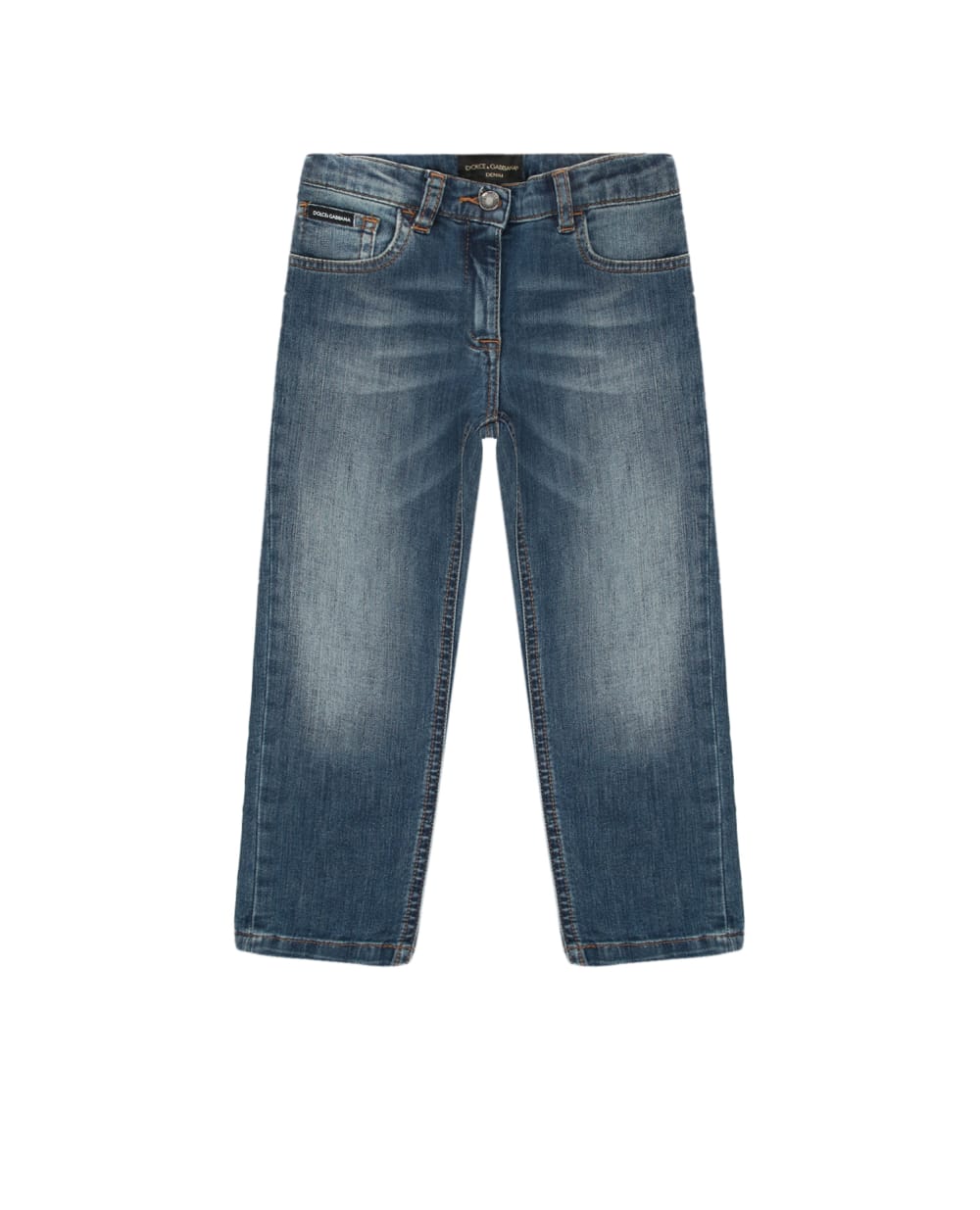 Детские джинсы Dolce&Gabbana Kids L51F53-LD719-S, синий цвет • Купить в интернет-магазине Kameron