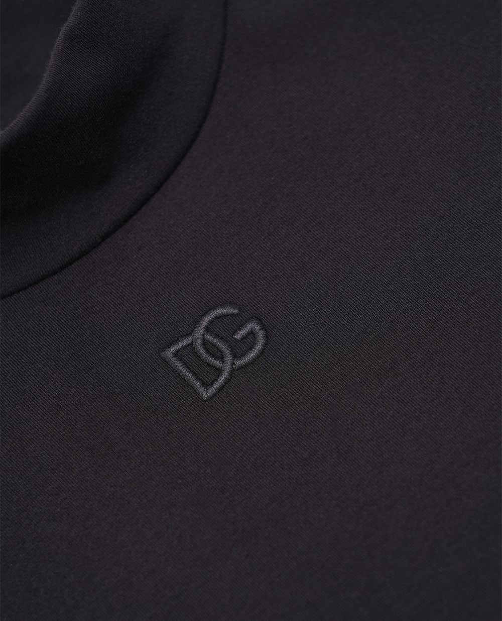 Детский трикотажный гольф Dolce&Gabbana Kids L5JTLE-G7JJ4-B, черный цвет • Купить в интернет-магазине Kameron