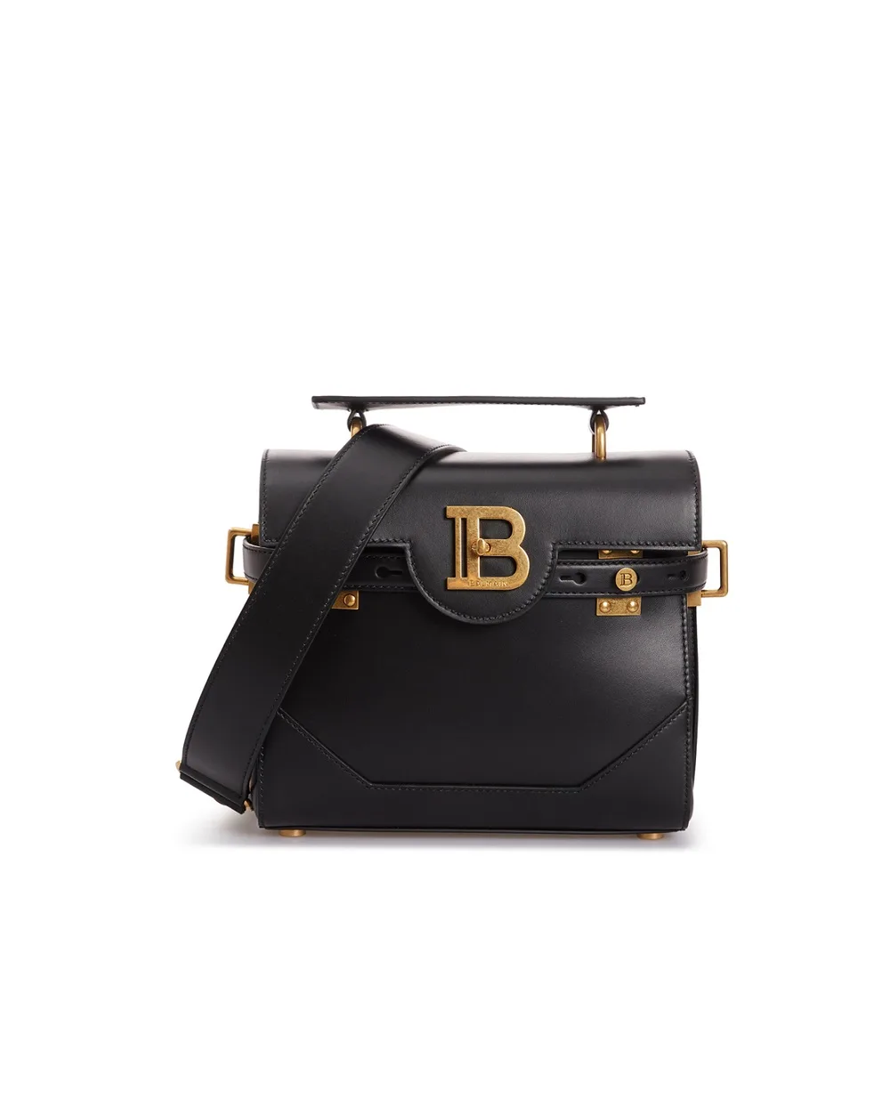 Кожаная сумка B-Buzz 23 Balmain BN1DB526LAVE, черный цвет • Купить в интернет-магазине Kameron