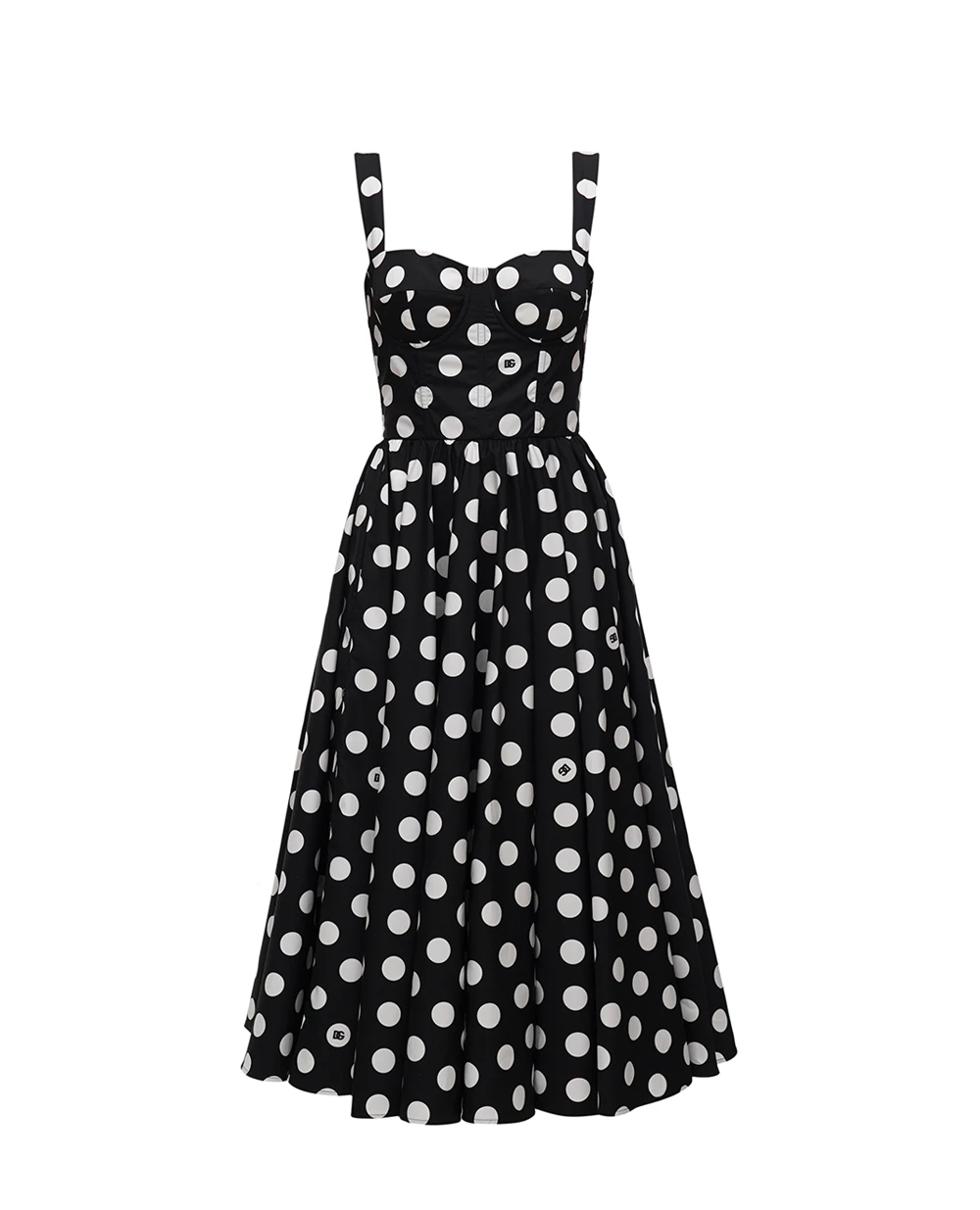 Сарафан Dolce&Gabbana F6JJDT-HS5R9, черный цвет • Купить в интернет-магазине Kameron