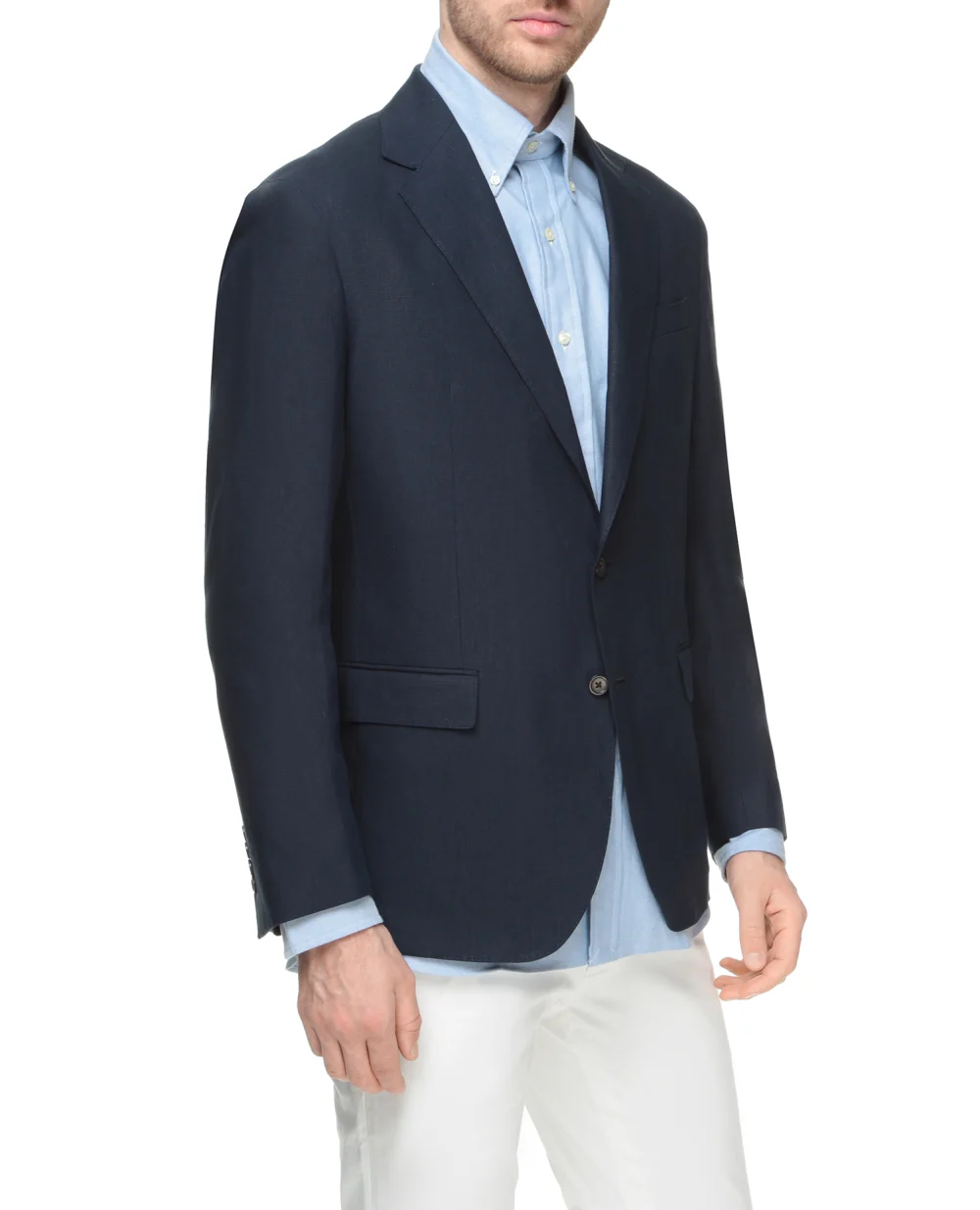 Льняной пиджак Polo Ralph Lauren 715793481001, темно-синий цвет • Купить в интернет-магазине Kameron
