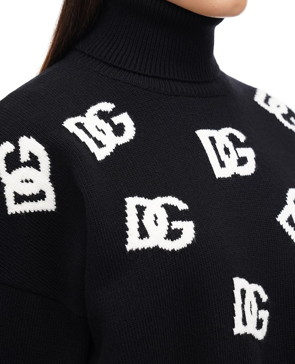 Свитер Dolce&Gabbana FXW11T-JCVYX, черный цвет • Купить в интернет-магазине Kameron