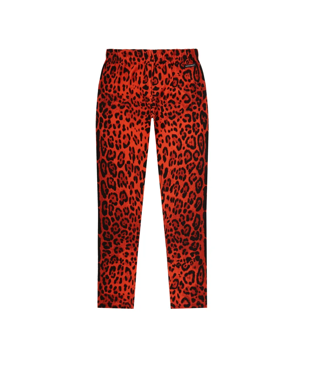 Леггинсы Dolce&Gabbana Kids L5JP5B-FSGYV-B, красный/черный цвет • Купить в интернет-магазине Kameron